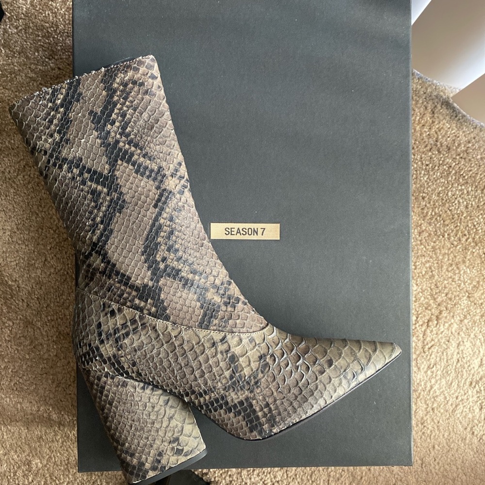 Yeezy Season 7 Python Boots